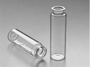 Picture of 20mL Clear Headspace Vial, 23x75mm, Flat Bottom, 20mm Beveled Crimp Top