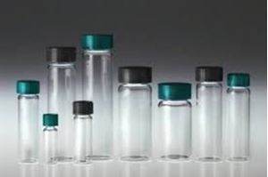 Picture of 25 x 95mm, 8 dram (30ml) Clear Borosilicate Glass Vial with 22-400 cap GLC-01008