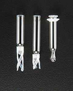 Picture of 50µL Glass Conical Limited Volume Insert, 4x25mm, Precision-Formed Mandrel Interior, w/Bottom Spring