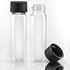 Picture of 3 Dram, 19x65mm Vial, 15-425mm Thread, Black Polypropylene Solid Top Cap, PTFE/F217 Lined