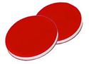 Picture of 8mm x 0.045" Red PTFE/Silicone Septa