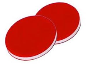 Picture of 8mm x 0.045" Red PTFE/Silicone Septa