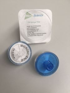 Picture of 33mm CA syringe filter,  MS SF33CA045SS per box/50