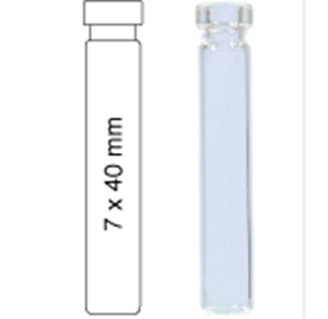 Picture of Vial N8-07, CR, c, 7x40, flat 702002