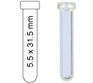 Picture of Vial N8-0.3, CR, c, 5.5x31, round 70282