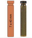 Picture of Vial N8-07, CR, a, 7x40, flat 702003 