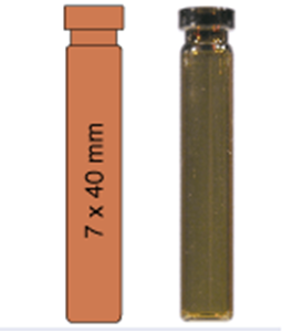 Picture of Vial N8-07, CR, a, 7x40, flat 702003 