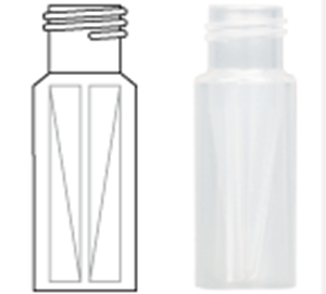 Picture of PP Vial N9-0.3, SC, tr, 11.6x32, cone 702009