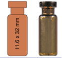 Picture of Vial N11-1.5, CR, a, 11.6x32, flat, s.o. 70214CG