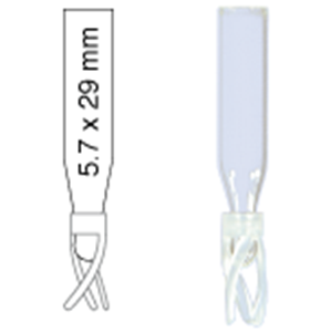 Picture of Insert wide o-0.1, c, 5.7x29, spring,sil 702818.1