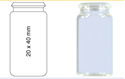 Picture of Vial N18-5, SCV, c, 20x40, flat 70271