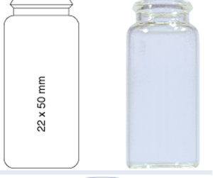 Picture of Vial N18-10, SCV, c, 22x50, flat 70272