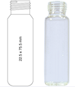 Picture of Vial N18-20, SC, C, 22.5x75.5, Rounded 702826 
