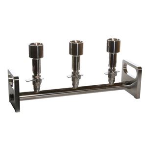 Picture of 3 Place Stainless Steel Vacuum Manifold MS301SS
