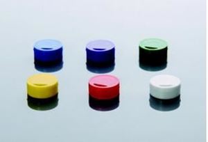 Picture of Cap Insert for Cryogenic Vial  Red 611002