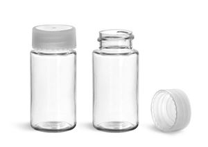 Picture of 21ml clear scint vial & cap 8020010-2757-C
