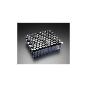 Picture of Clear 10-425mm Threaded Vial, 12x32mm, Black Polypropylene Cap, Red PTFE/Silicone Septa, 0.065", 806550T-1232