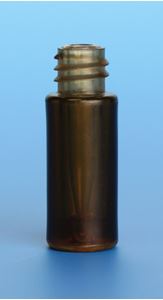 Picture of 100µL Glass/Amber Plastic (Glastic) Limited Volume Vial, 12x32mm, 8-425mm Thread