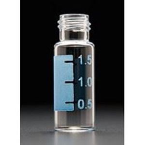 Picture of 2.0mL Amber Vial, 12x32mm, with White Graduated Spot, 10-425mm Thread