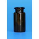 Picture of 10mL Amber Headspace Vial, 23x46mm, Flat Bottom, 20mm Beveled Crimp Top