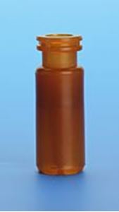 Picture of 100µL  to 300µL Amber Polypropylene Limited Volume Vial, 12x32mm, 11mm Crimp/Snap Ring™ 