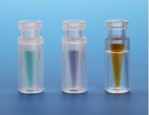 Picture of 100µL to 300µL Clear Polypropylene Limited Volume Vial, 12x32mm, 11mm Crimp/Snap Ring™ 