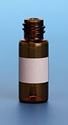 Picture of 100µL Amber Interlocked™ Vial/Insert, 12x32mm, 8-425mm Thread with White Marking Spot