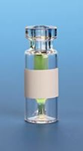 Picture of 100µL Clear Interlocked™ Vial/Insert, 12x32mm, 11mm Crimp with White Marking Spot