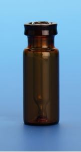 Picture of 300µL Amber Interlocked™ Vial/Insert Snap Seal™, 12x32mm, 11mm Crimp [Patented]