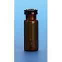 Picture of 300µL Amber Interlocked™ Vial/Insert Snap Seal™, 12x32mm, 11mm Crimp with White Marking Spot [Patented]