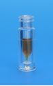 Picture of 300µL Glass/Clear Plastic (Glastic) Limited Volume Vial, 15x45mm, 13mm Crimp/Snap Ring™
