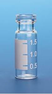 Picture of 2.0mL Clear Snap Seal™ Vial, 12x32mm, with White Graduated Spot, 11mm Crimp [Patented]
