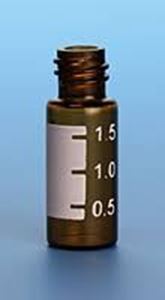 Picture of 2.0mL Amber Vial, 12x32mm, with White Graduated Spot, 8-425mm Thread