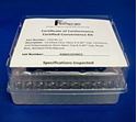 Picture of MS Cert. Clear Glass 9mm R.A.M.™ Vial w/Grad Spot, 12x32mm, w/PP OT Cap, Royal Blue, Bonded PTFE/Silicone