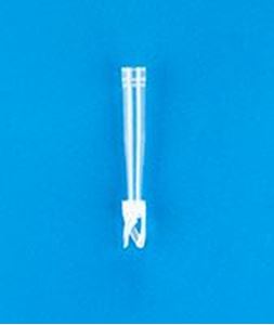 Picture of 100µL Clear Polypropylene Conical Limited Volume Insert, 5x30mm, Precision-Formed Interior, with Bottom Spring