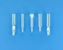 Picture of Silanized - 250µL Glass Big Mouth Conical Limited Volume Insert, 6x29mm, Pulled Point Interior, w/Bottom Spring