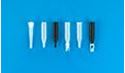 Picture of 250µL Black Polypropylene Big Mouth Conical Limited Volume Insert, 6x31mm, Precision-Formed Interior, No Spring