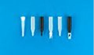 Picture of 250µL Black Polypropylene Big Mouth Conical Limited Volume Insert, 6x31mm, Precision-Formed Interior, w/Bottom Spring