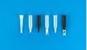 Picture of 250µL Polypropylene Big Mouth Conical LVI, 6x31mm, Precision-Formed Interior, w/Plastic Flange for 12x32mm Step Vial