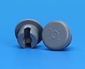 Picture of 20mm Gray Chlorobutyl Lyophilization Stopper - 2 Prong