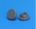 Picture of 20mm Gray Chlorobutyl Snap On Stopper, Siliconized