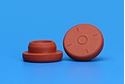Picture of 20mm Red Rubber Straight Wall Stopper
