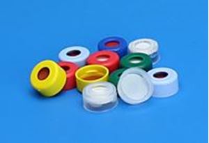 Picture of 11mm Red Snap Cap, PTFE/Silicone with Starburst Lined