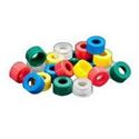 Picture of 9mm R.A.M.™ Red, Smooth Polypropylene Open Hole Cap