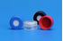 Picture of 9mm R.A.M.™ Smooth Cap, Yellow, Bonded PTFE/Silicone with Slit Lined