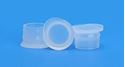 Picture of 12mm Clear Polyethylene Flat Top Snap Plug