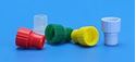Picture of 8mm Clear Polyethylene Snap Plug with Starburst
