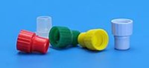 Picture of 8mm Clear Polyethylene Snap Plug with Starburst