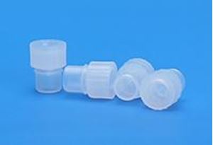 Picture of 8mm Blue Polyethylene Starburst Conical Snap Plug