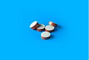 Picture of 9.5mm (3/8") Diameter  4-Layer GC Septa, Max Temp 225°C